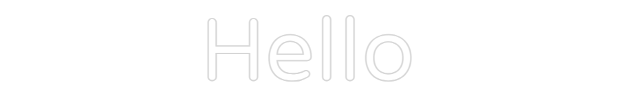 שלט מעוצב אישית Hello