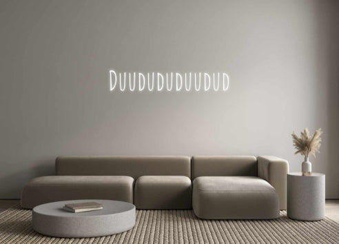 שלט מעוצב אישית Duudududuudud