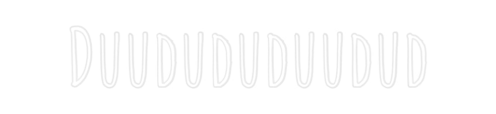 שלט מעוצב אישית Duudududuudud
