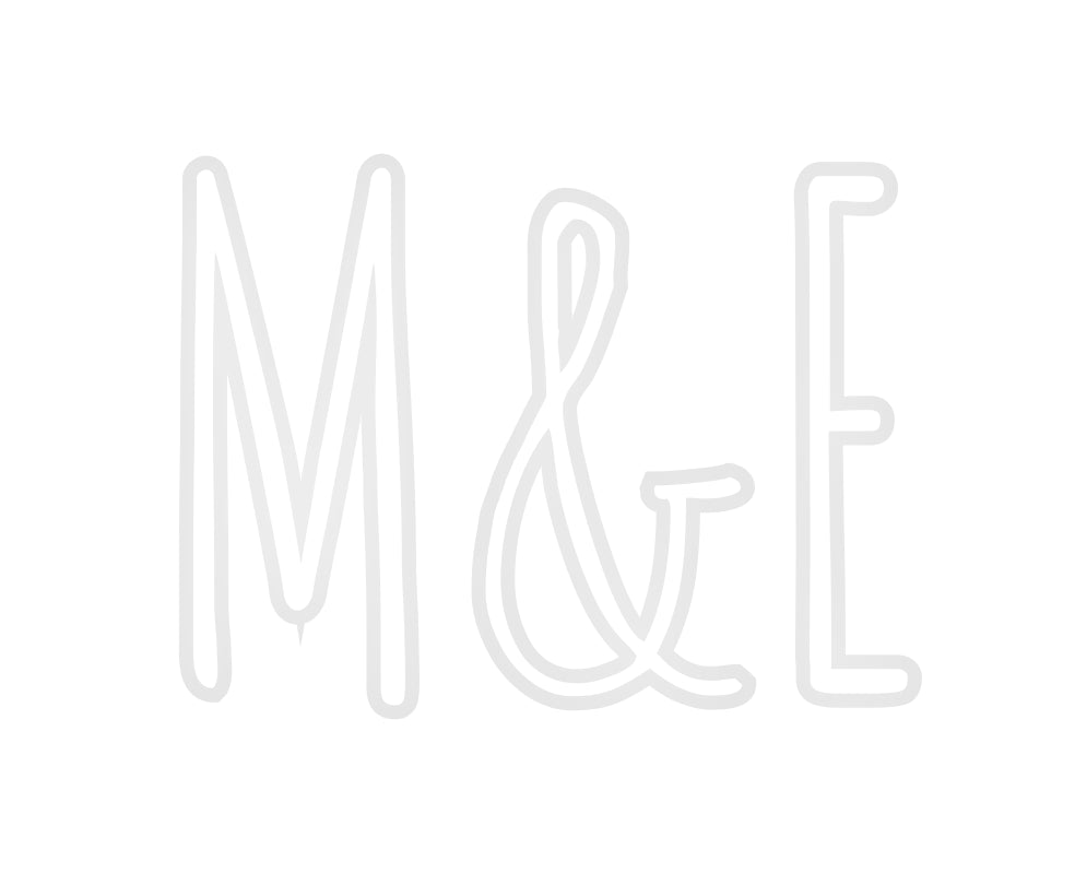 שלט מעוצב אישית M&E