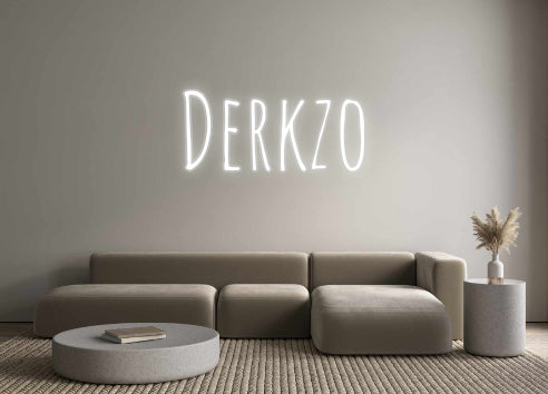 שלט מעוצב אישית Derkzo