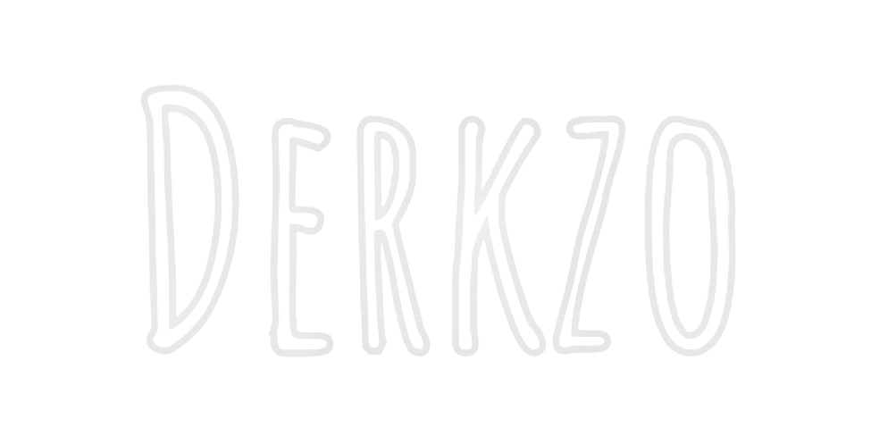 שלט מעוצב אישית Derkzo