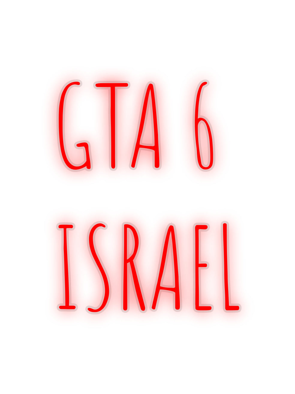 שלט מעוצב אישית GTA 6
ISRAEL