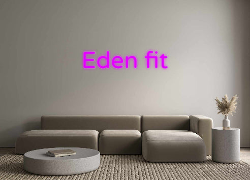שלט מעוצב אישית Eden fit