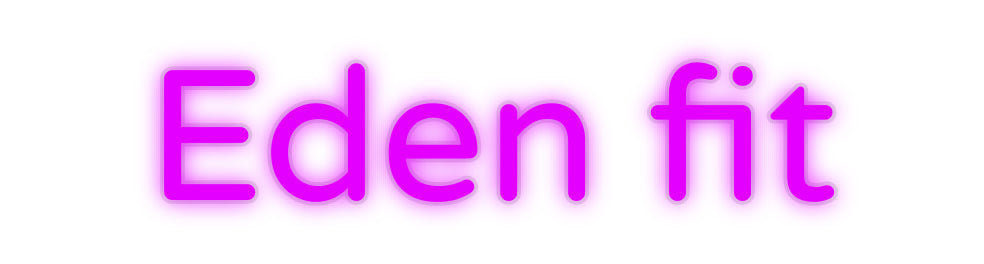 שלט מעוצב אישית Eden fit