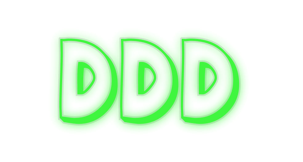שלט מעוצב אישית Ddd