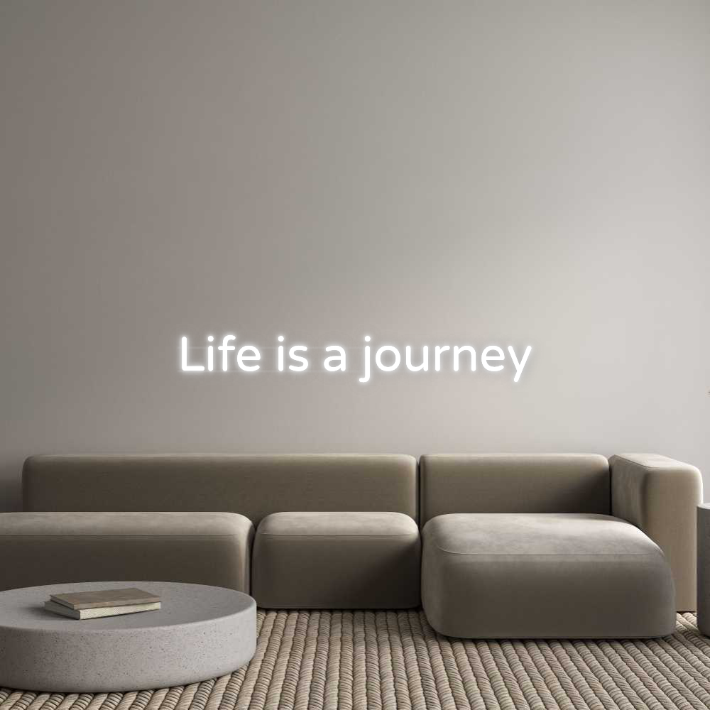 שלט מעוצב אישית Life is a jou...