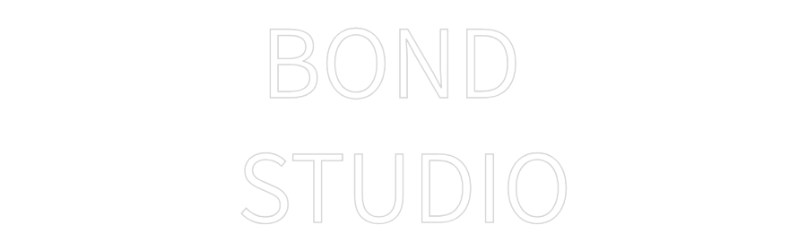 שלט מעוצב אישית BOND 
STUDIO