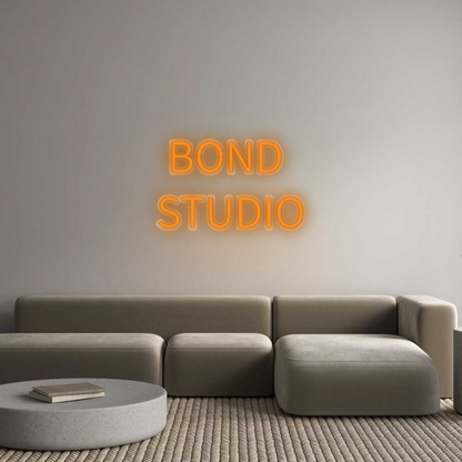 שלט מעוצב אישית BOND 
STUDIO