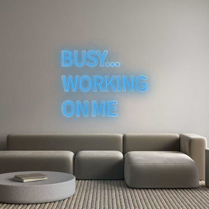 שלט מעוצב אישית BUSY...
WORK...