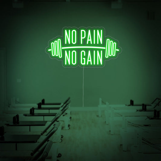 No Pain No Gain - שלט נאון