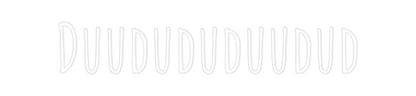 שלט מעוצב אישית Duudududuudud