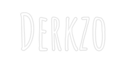 שלט מעוצב אישית Derkzo