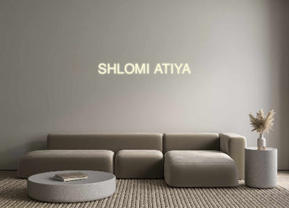 שלט מעוצב אישית SHLOMI ATIYA